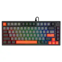 Savio ASTRAL BLACK JADE 3 COLOURS teclado Juego USB QWERTY Internacional de EE.UU.