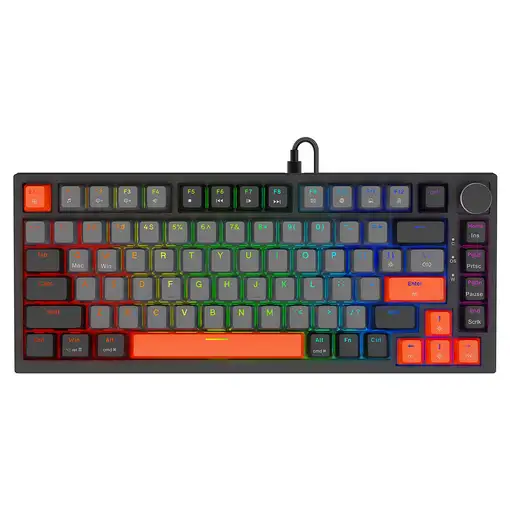 Savio ASTRAL BLACK JADE 3 COLOURS teclado Juego USB QWERTY Internacional de EE.UU.