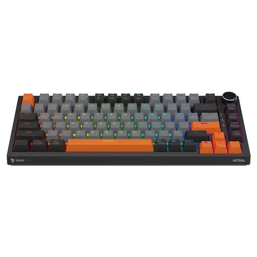 Savio ASTRAL BLACK JADE 3 COLOURS teclado Juego USB QWERTY Internacional de EE.UU.