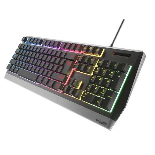 GENESIS Rhod 300 RGB teclado Juego USB QWERTY Inglés Negro