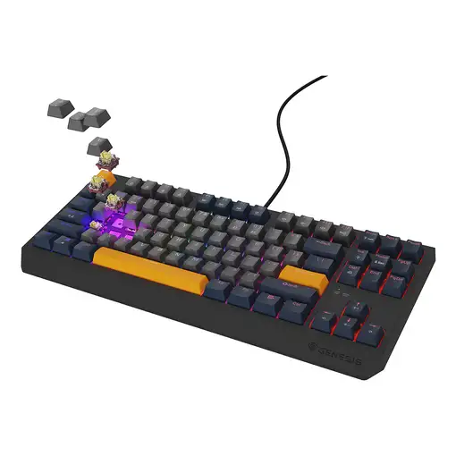 GENESIS Thor 230 TKL teclado Juego USB QWERTY Inglés Azul