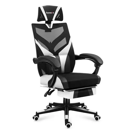 Huzaro Combat 5.0 Silla para videojuegos de PC Asiento de malla Negro, Blanco Huzaro Combat 5.0 Silla para videojuegos de PC Asiento de malla Negro, Blanco