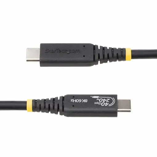 StarTech.com Cable USB4 de 1m - Cable USB Tipo C Certificado USB-IF - Cable USB-C