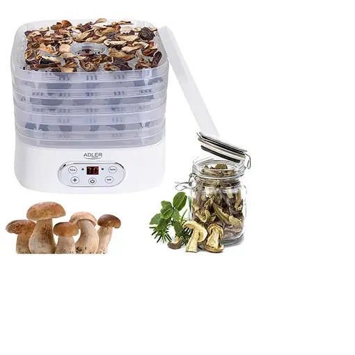 Adler AD 6658 deshidratador de alimentos Blanco 230 W