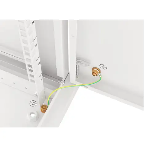 Lanberg WF01-6609-00S armario rack 9U Bastidor de pared Gris