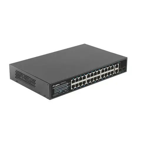 Lanberg RSFE-24P-2C-360 switch No administrado Gigabit Ethernet (10/100/1000) Ener