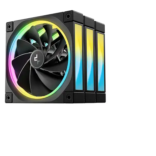 DeepCool FL12R-3 IN 1 Carcasa del ordenador Ventilador 12 cm Negro 3 pieza(s)