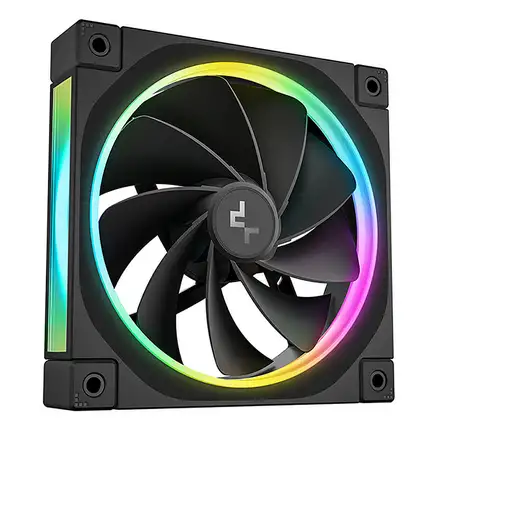 DeepCool FL12R-3 IN 1 Carcasa del ordenador Ventilador 12 cm Negro 3 pieza(s)