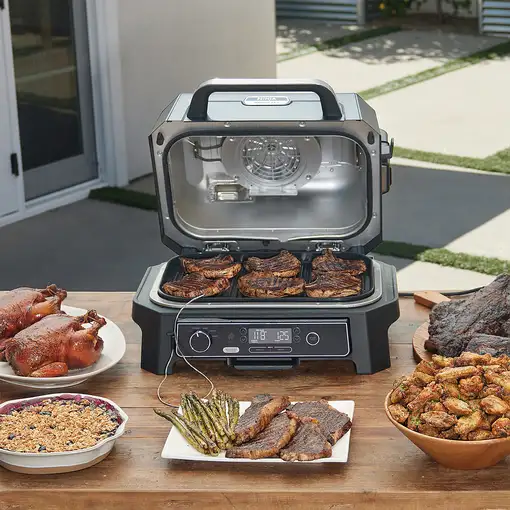 Ninja OG850EU barbacoa y parrilla al aire libre Eléctrico Negro, Gris 1700 W