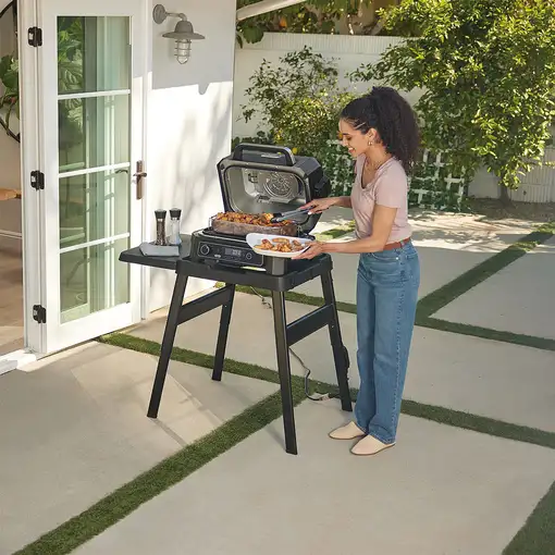 Ninja OG850EU barbacoa y parrilla al aire libre Eléctrico Negro, Gris 1700 W