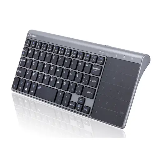 Tracer TRAKLA46934 teclado Hogar RF inalámbrico QWERTY Inglés Negro, Gris