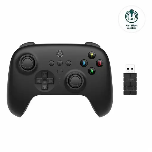 8Bitdo Ultimate Negro Bluetooth/RF/USB Gamepad Analógico Android, PC, iOS
