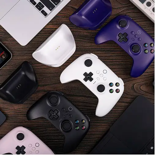 8Bitdo Ultimate Negro Bluetooth/RF/USB Gamepad Analógico Android, PC, iOS