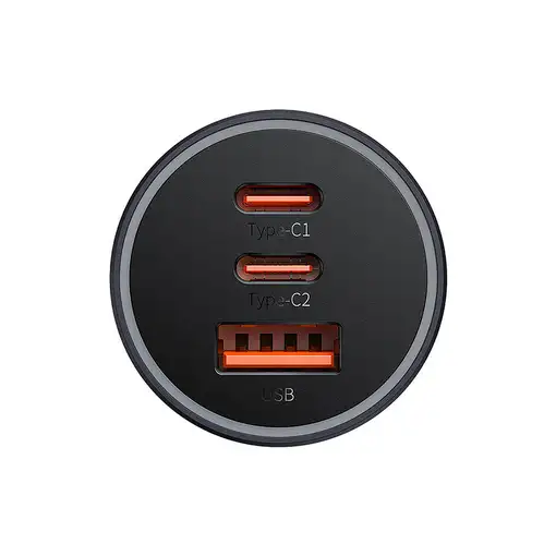 Baseus Golden Contactor Pro Universal Negro Encendedor de cigarrillos Carga rápida