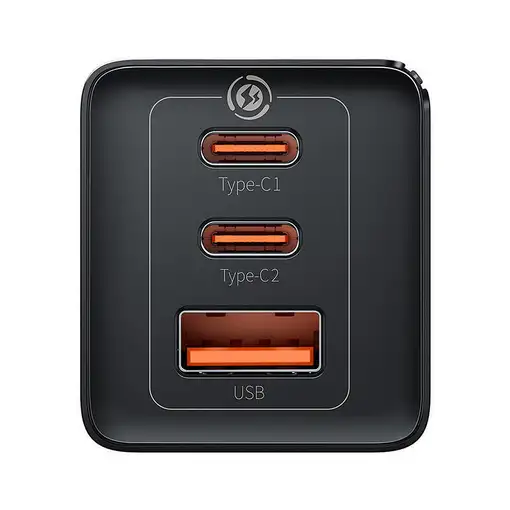 Baseus GaN5 Pro Universal Negro Corriente alterna Carga rápida Interior