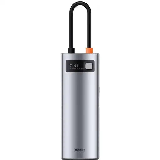 Baseus Metal Gleam USB Tipo C 5000 Mbit/s Gris