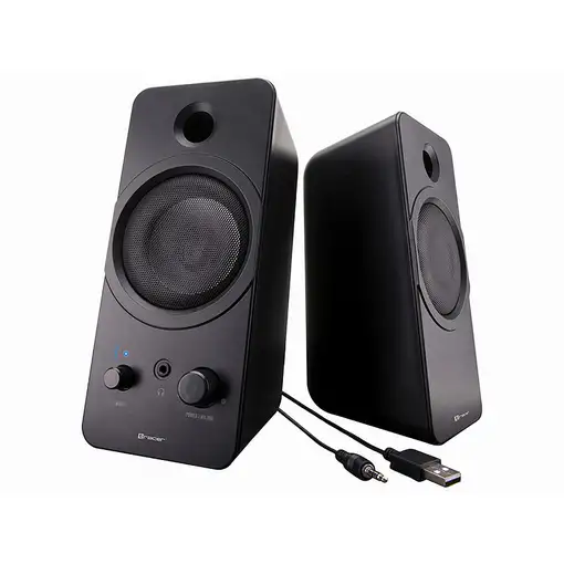Tracer Speakers 2.0 Mark Negro Inalámbrico y alámbrico 12 W