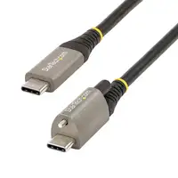 StarTech.com Cable de 1m USB-C con Tornillo Superior de Fijación -10Gbps - Cable T