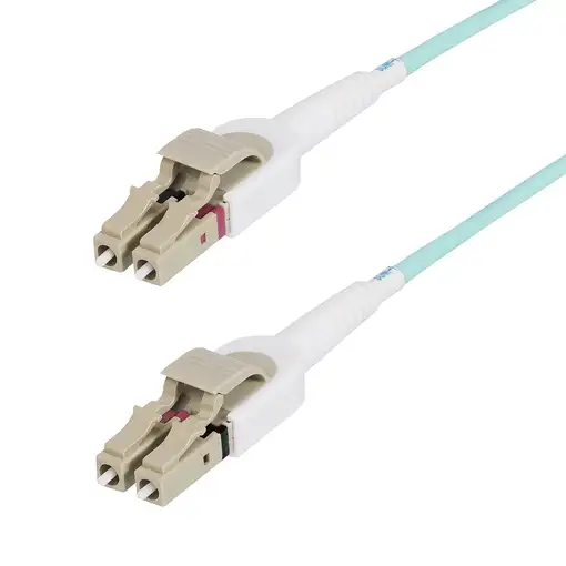 StarTech.com Cable de Fibra Óptica Multimodo Conmutable LC a LC (UPC) OM4 de 5m -