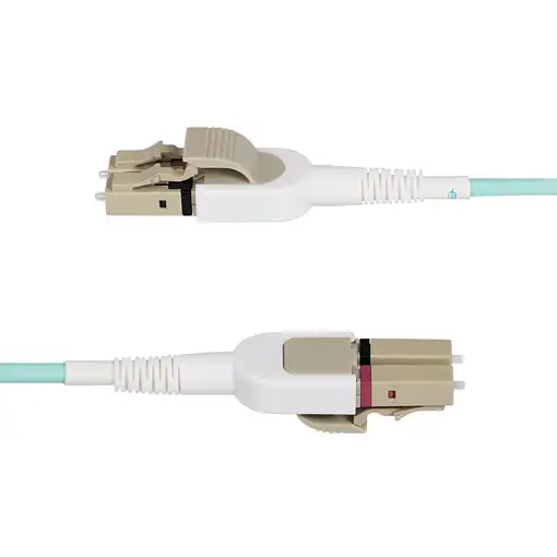 StarTech.com Cable de Fibra Óptica Multimodo Conmutable LC a LC (UPC) OM4 de 5m -