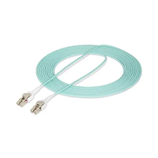 StarTech.com Cable de Fibra Óptica Multimodo Conmutable LC a LC (UPC) OM4 de 5m -
