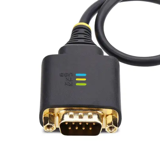 StarTech.com Cable Adaptador USB a Serie de 30cm - Retención COM - Conversor RS232