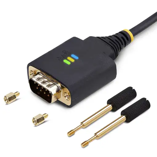 StarTech.com Cable Adaptador USB a Serie de 30cm - Retención COM - Conversor RS232