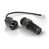 QuWireless QRJ45 cable de red Negro 0,16 m