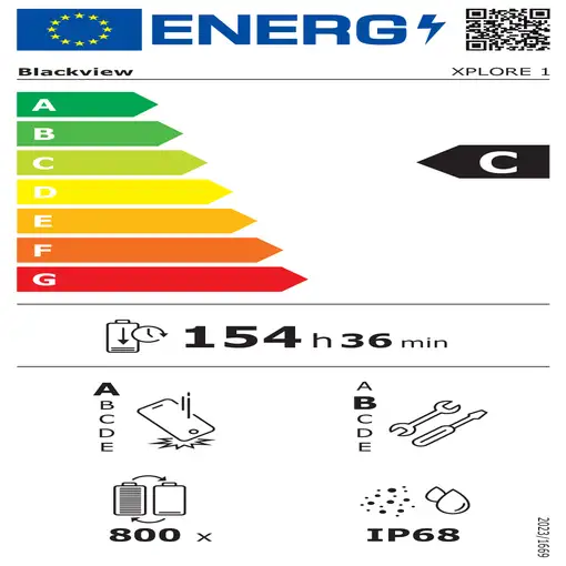 Smartphone 16 + 512GB Negro BLACKVIEW