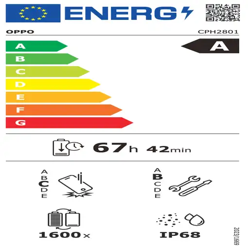 Smartphone OPPO Reno 8 + 512GB Azul OPPO