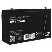 Green Cell AGM40 batería para sistema ups VRLA AGM 6 V 15 Ah