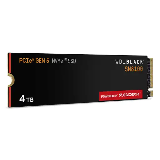 Western Digital Black WD_BLACK SN8100 NVMe 4 TB M.2 PCI Express 5.0 TLC 3D NAND
