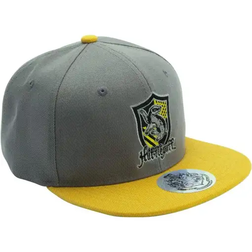 Gorra Abystyle Harry Potter Modelo Hufflepuff Color Gris