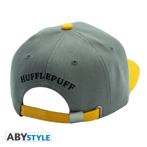 Gorra Abystyle Harry Potter Modelo Hufflepuff Color Gris