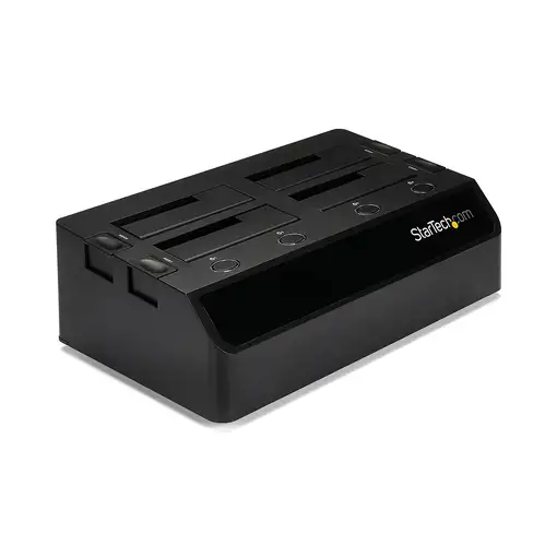 StarTech.com Base de Acoplamiento USB 3.0 de 4 Bahías SATA - Docking Station USB d