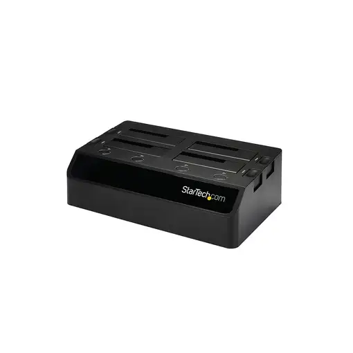 StarTech.com Base de Acoplamiento USB 3.0 de 4 Bahías SATA - Docking Station USB d
