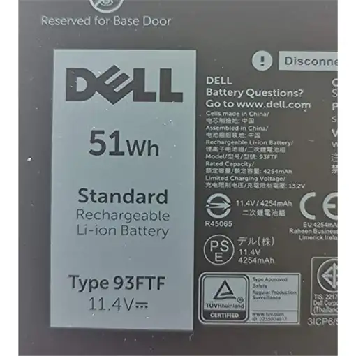 DELL D4CMT refacción para laptop Batería