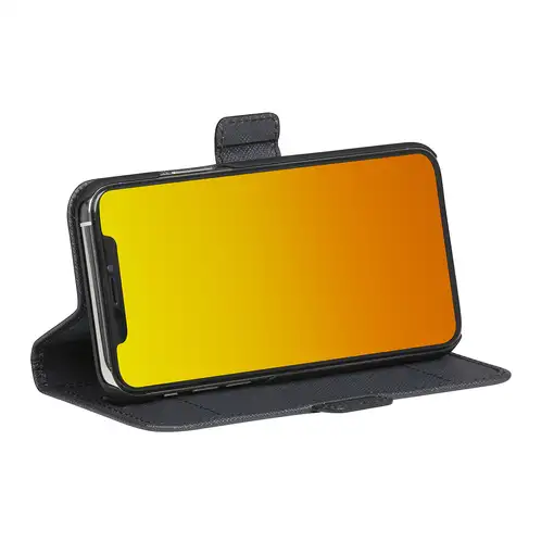 dbramante1928 Milano funda para teléfono móvil 14,7 cm (5.8") Funda cartera Negro