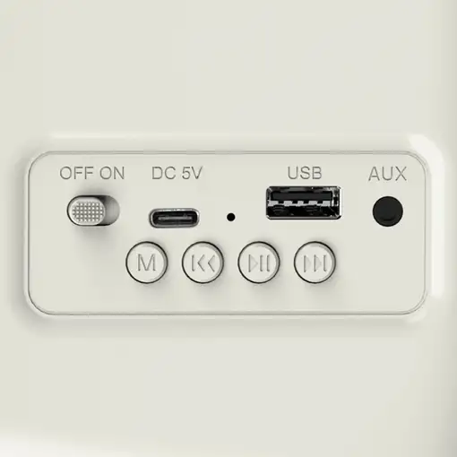 Haeger RB-CRE.003A radio Portátil Analógica Crema de color