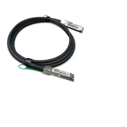 PLANET CB-DAQSFP-2M Cable de fibra óptica e InfiniBand QSFP+ Negro, Gris
