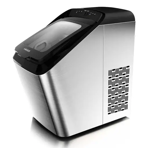 Haeger Frozen Pro Máquina para hacer cubitos de hielo portátil 15 kg/24h 135 W Neg