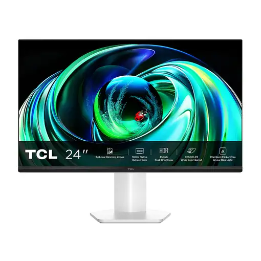 TCL 24G54 pantalla para PC 60,5 cm (23.8") 1920 x 1080 Pixeles Full HD QLED Blanco TCL 24G54 pantalla para PC 60,5 cm (23.8") 1920 x 1080 Pixeles Full HD QLED Blanco