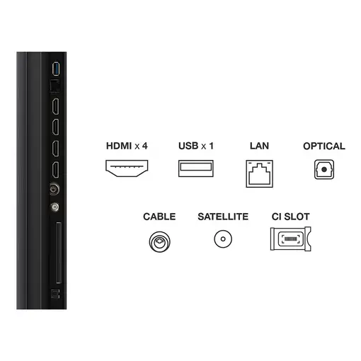 Televisor QD-Mini LED 85'' 4K Ultra HD Metálico Smart 85Q6C TCL