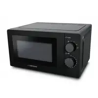 Esperanza ESTOFADO Negro Solo microondas Encimera 20 L 700 W