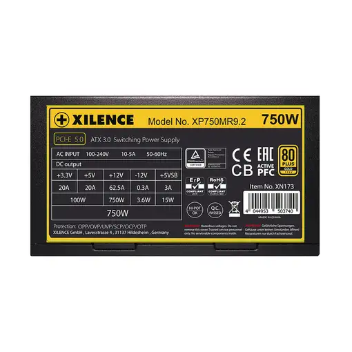 Xilence Performance X Series XP750MR9.2 unidad de fuente de alimentación 750 W 20+