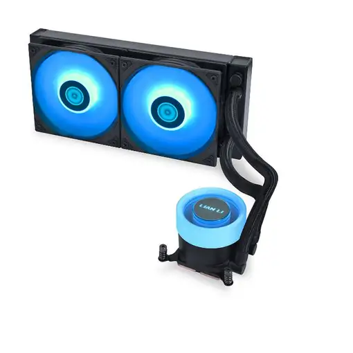 Lian Li GA II LITE Procesador Kit de refrigeración líquida 12 cm Negro