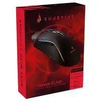 SureFire Hawk Claw ratón Juego mano derecha USB tipo A Óptico 6400 DPI