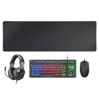 Mars Gaming MCP-RGB3, Pack Gaming Teclado Fixed RGB + Ratón Gaming RGB Flow 3200 D