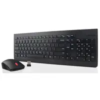 Lenovo 4X30M39472 teclado Ratón incluido RF inalámbrico Alemán Negro