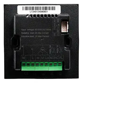 Shelly LinkedGo smartes HVAC-Thermostat termoestato Negro